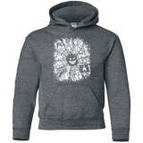 Sweatshirts Dark Heather / YS Black Mirror Youth Hoodie