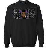 Sweatshirts Black / S Black Panther Mask Crewneck Sweatshirt