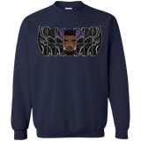 Sweatshirts Navy / S Black Panther Mask Crewneck Sweatshirt