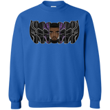 Sweatshirts Royal / S Black Panther Mask Crewneck Sweatshirt