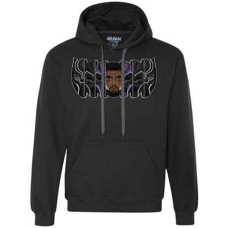 Sweatshirts Black / S Black Panther Mask Premium Fleece Hoodie