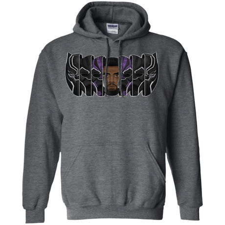 Sweatshirts Dark Heather / S Black Panther Mask Pullover Hoodie