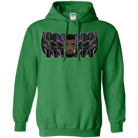 Sweatshirts Irish Green / S Black Panther Mask Pullover Hoodie
