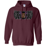 Sweatshirts Maroon / S Black Panther Mask Pullover Hoodie