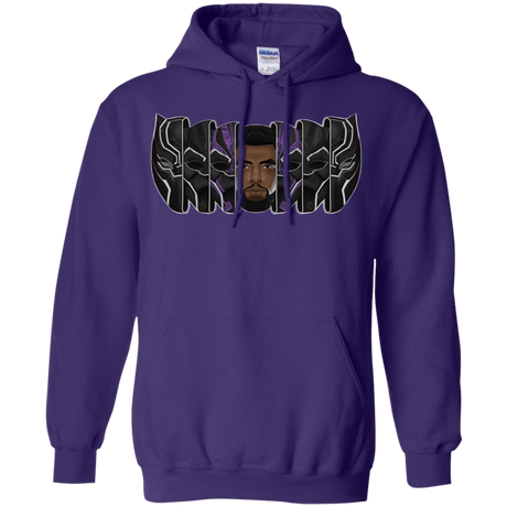 Sweatshirts Purple / S Black Panther Mask Pullover Hoodie