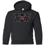 Sweatshirts Black / YS Black Panther Mask Youth Hoodie