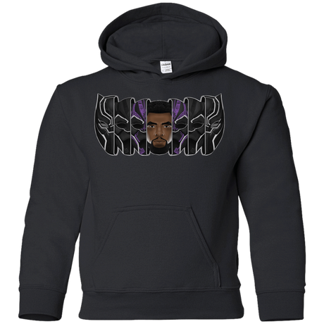 Sweatshirts Black / YS Black Panther Mask Youth Hoodie