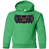 Sweatshirts Irish Green / YS Black Panther Mask Youth Hoodie