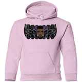 Sweatshirts Light Pink / YS Black Panther Mask Youth Hoodie