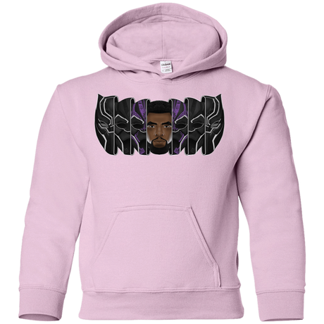 Sweatshirts Light Pink / YS Black Panther Mask Youth Hoodie