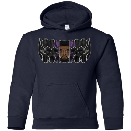 Sweatshirts Navy / YS Black Panther Mask Youth Hoodie