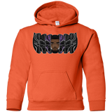 Sweatshirts Orange / YS Black Panther Mask Youth Hoodie