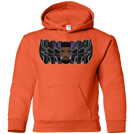 Sweatshirts Orange / YS Black Panther Mask Youth Hoodie