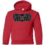 Sweatshirts Red / YS Black Panther Mask Youth Hoodie