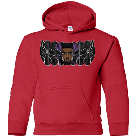 Sweatshirts Red / YS Black Panther Mask Youth Hoodie