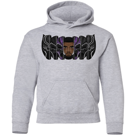 Sweatshirts Sport Grey / YS Black Panther Mask Youth Hoodie