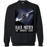 Sweatshirts Black / S Black Panther The Animated Series Crewneck Sweatshirt