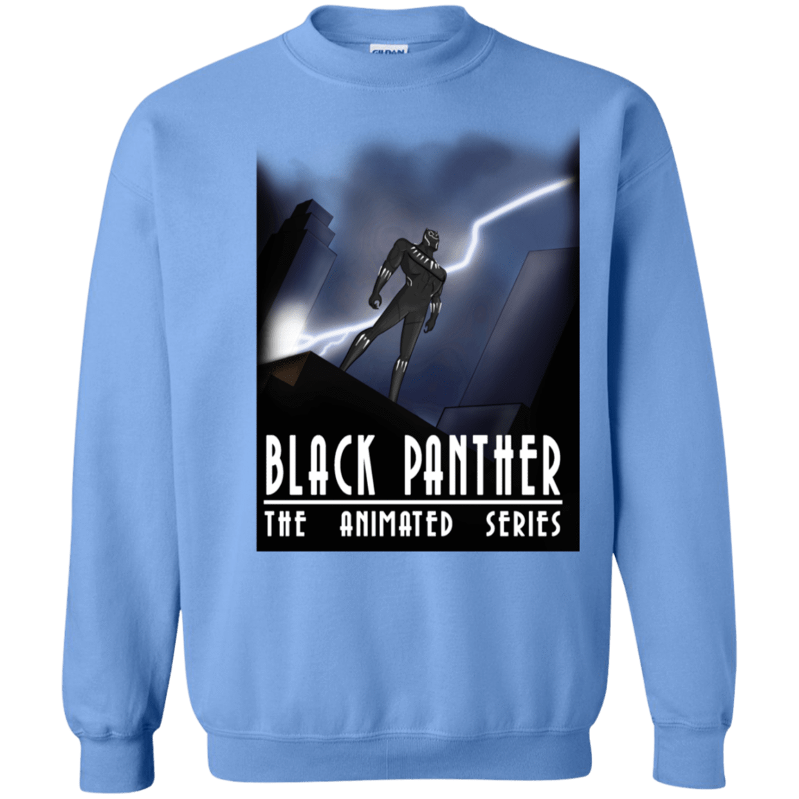 Sweatshirts Carolina Blue / S Black Panther The Animated Series Crewneck Sweatshirt