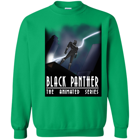 Sweatshirts Irish Green / S Black Panther The Animated Series Crewneck Sweatshirt