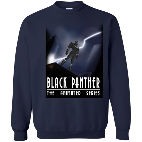 Sweatshirts Navy / S Black Panther The Animated Series Crewneck Sweatshirt