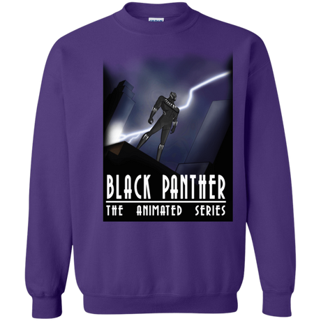 Sweatshirts Purple / S Black Panther The Animated Series Crewneck Sweatshirt