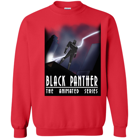 Sweatshirts Red / S Black Panther The Animated Series Crewneck Sweatshirt