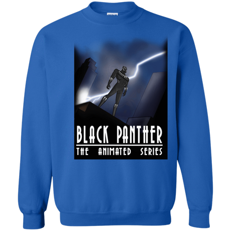 Sweatshirts Royal / S Black Panther The Animated Series Crewneck Sweatshirt