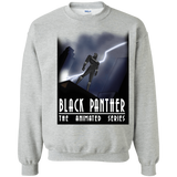 Sweatshirts Sport Grey / S Black Panther The Animated Series Crewneck Sweatshirt