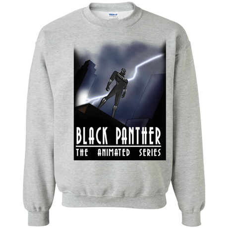 Sweatshirts Sport Grey / S Black Panther The Animated Series Crewneck Sweatshirt