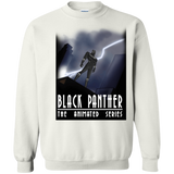 Sweatshirts White / S Black Panther The Animated Series Crewneck Sweatshirt