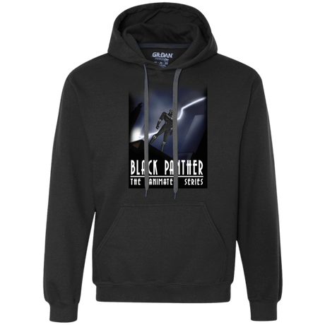 Sweatshirts Black / S Black Panther The Animated Series Premium Fleece Hoodie