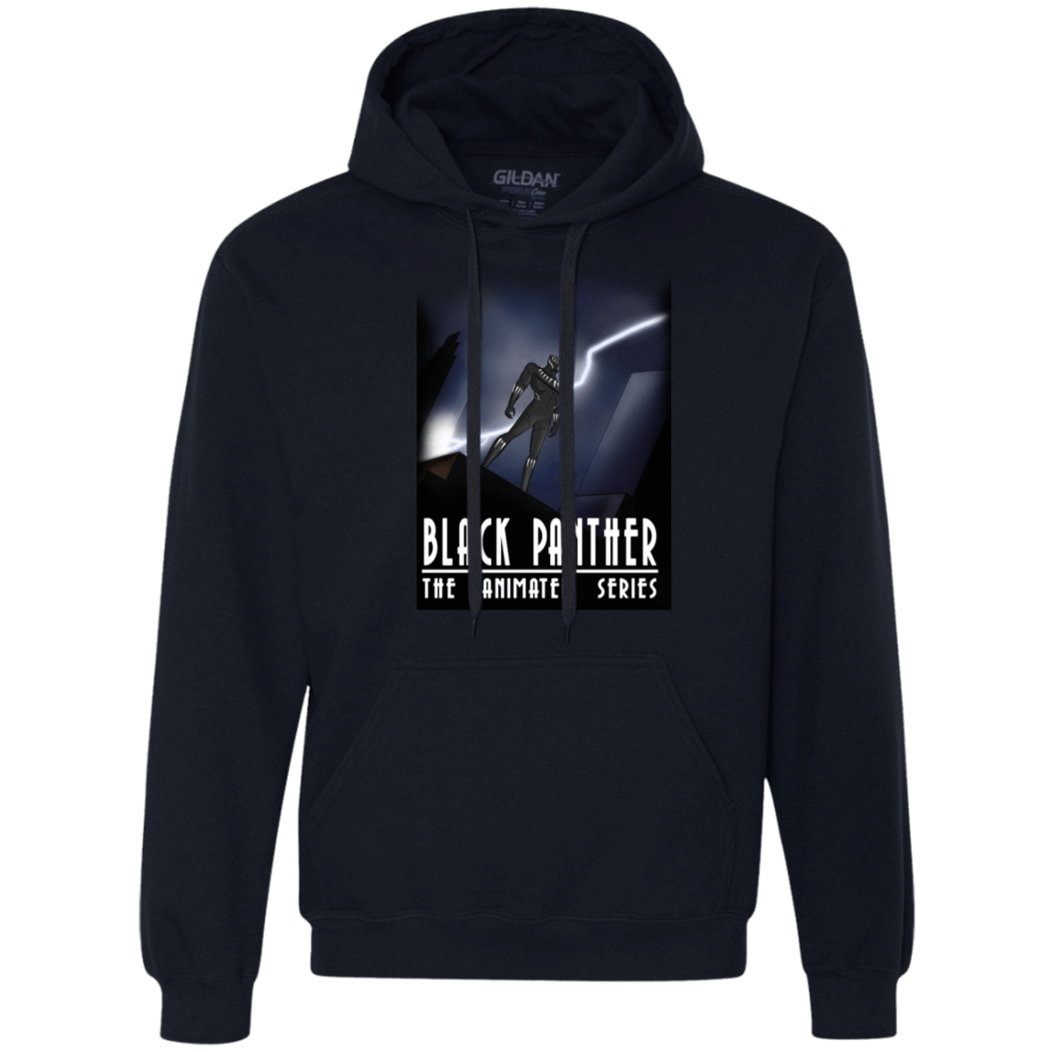 Sweatshirts Navy / S Black Panther The Animated Series Premium Fleece Hoodie