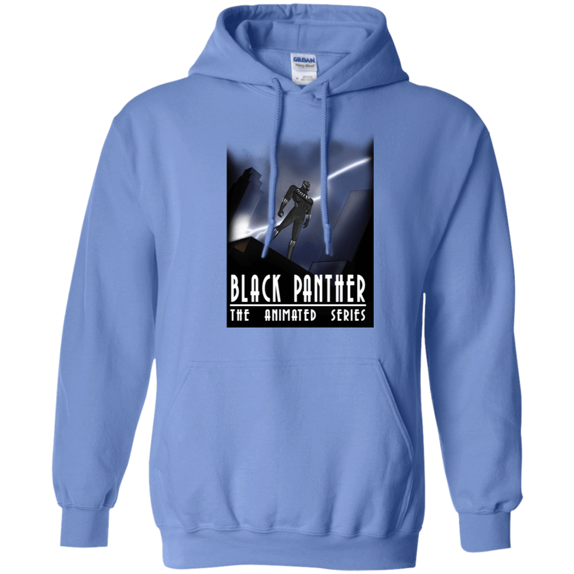 Sweatshirts Carolina Blue / S Black Panther The Animated Series Pullover Hoodie