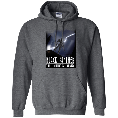 Sweatshirts Dark Heather / S Black Panther The Animated Series Pullover Hoodie