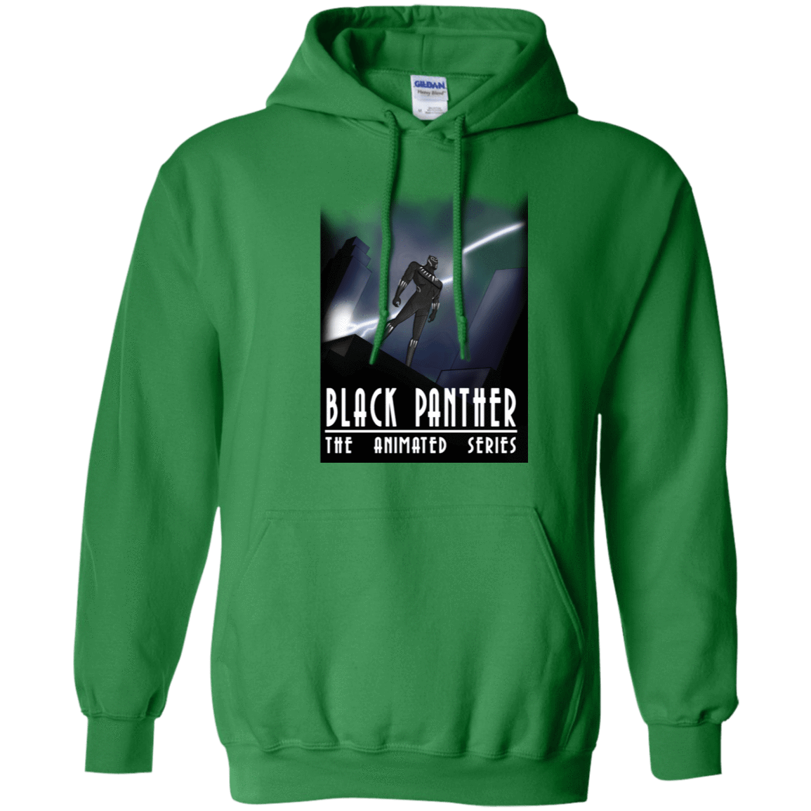 Sweatshirts Irish Green / S Black Panther The Animated Series Pullover Hoodie