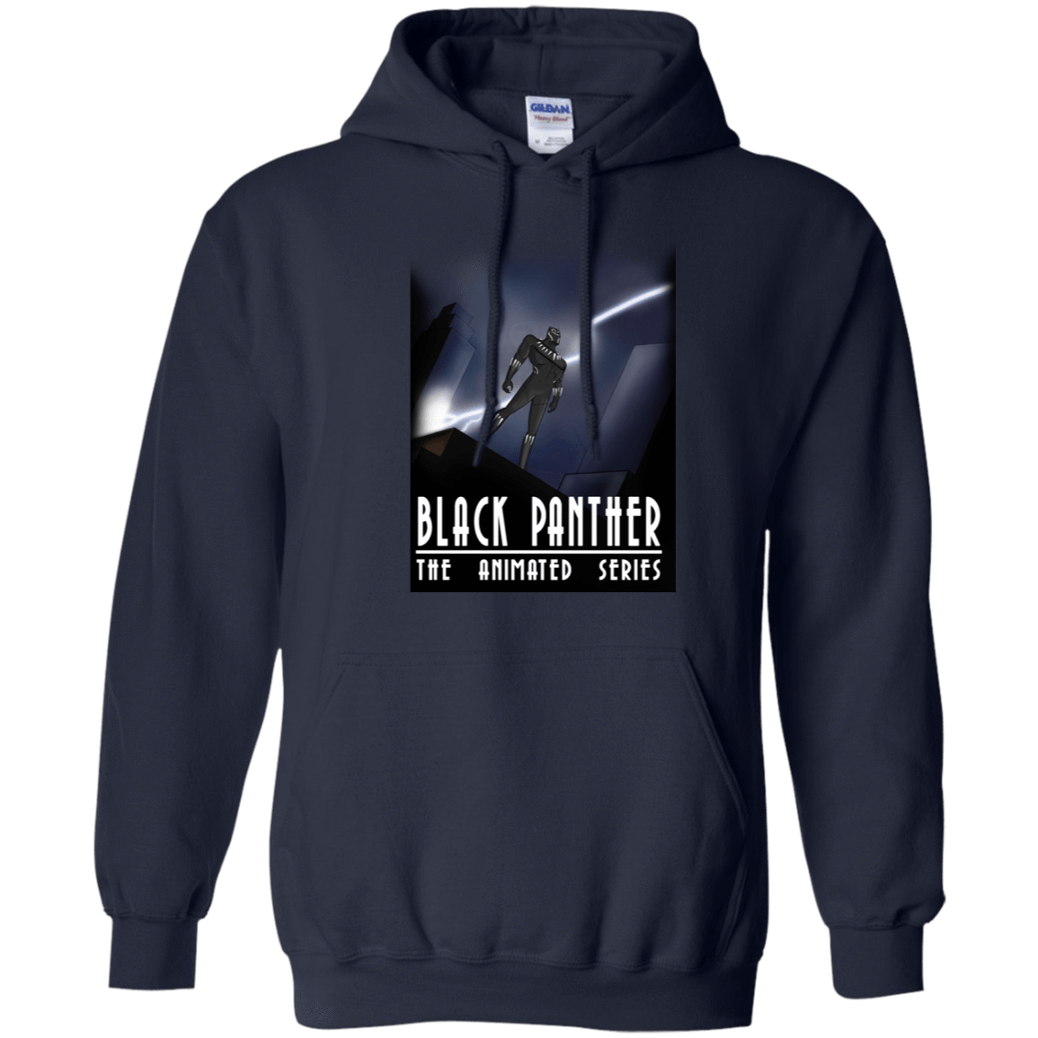 Sweatshirts Navy / S Black Panther The Animated Series Pullover Hoodie