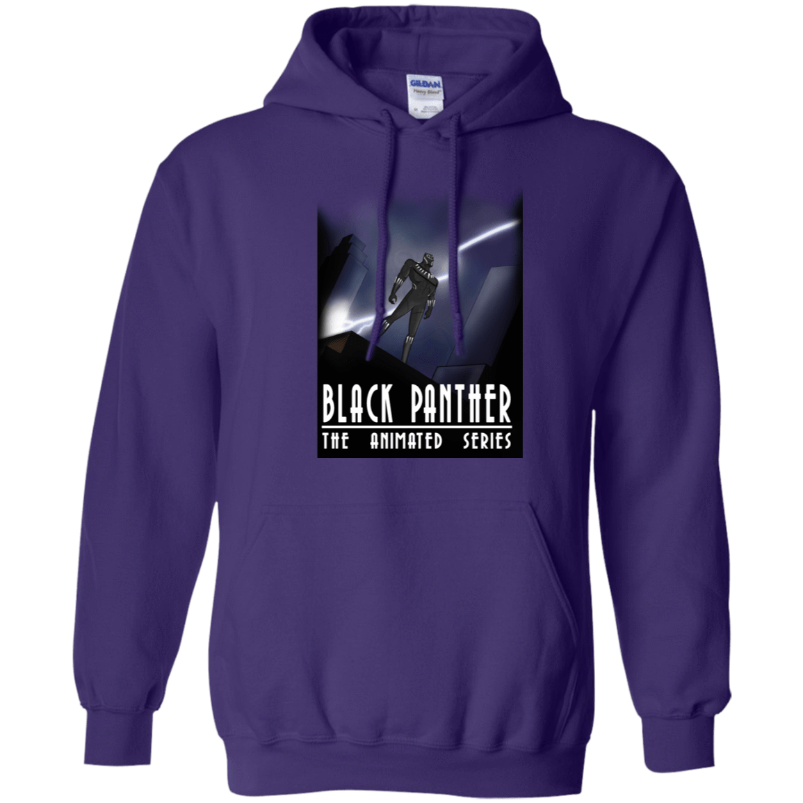 Sweatshirts Purple / S Black Panther The Animated Series Pullover Hoodie