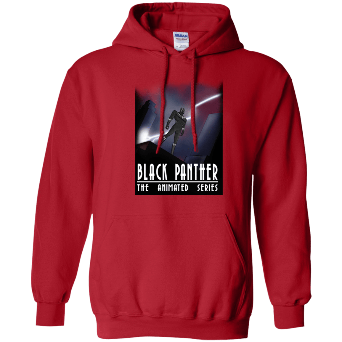 Sweatshirts Red / S Black Panther The Animated Series Pullover Hoodie