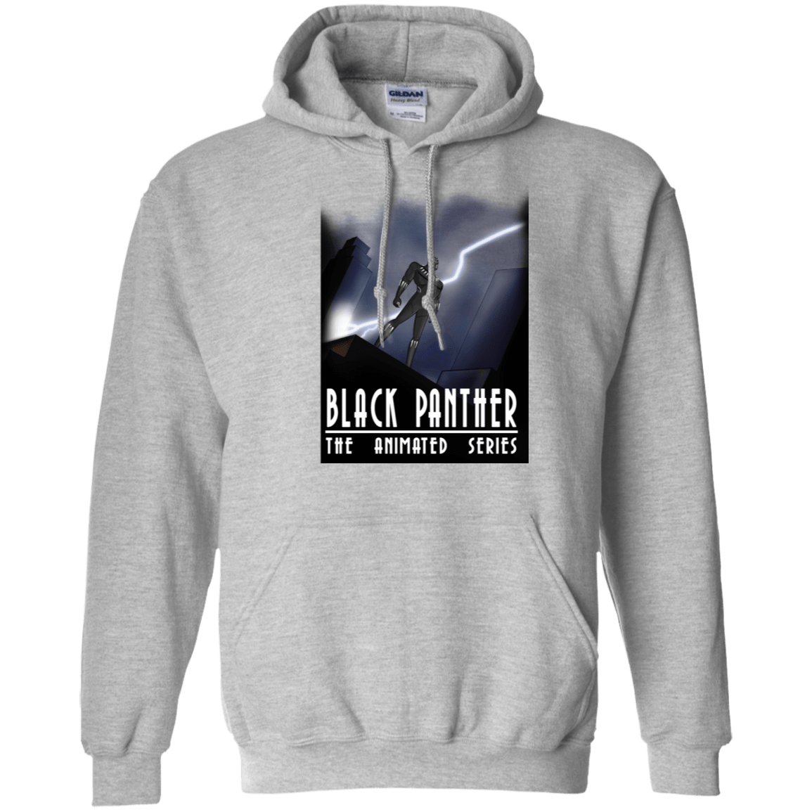 Sweatshirts Sport Grey / S Black Panther The Animated Series Pullover Hoodie