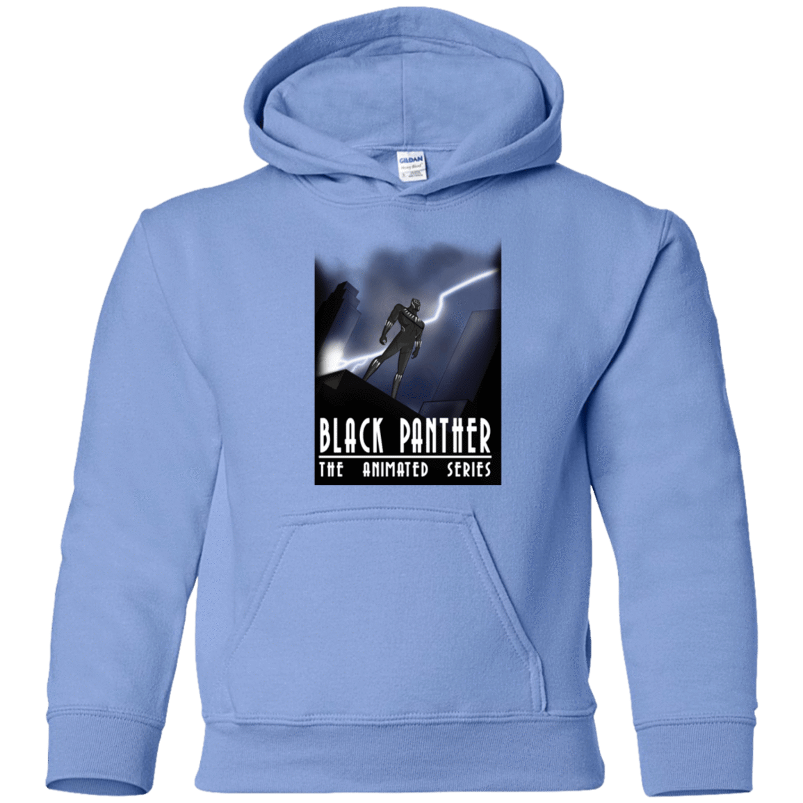 Sweatshirts Carolina Blue / YS Black Panther The Animated Series Youth Hoodie