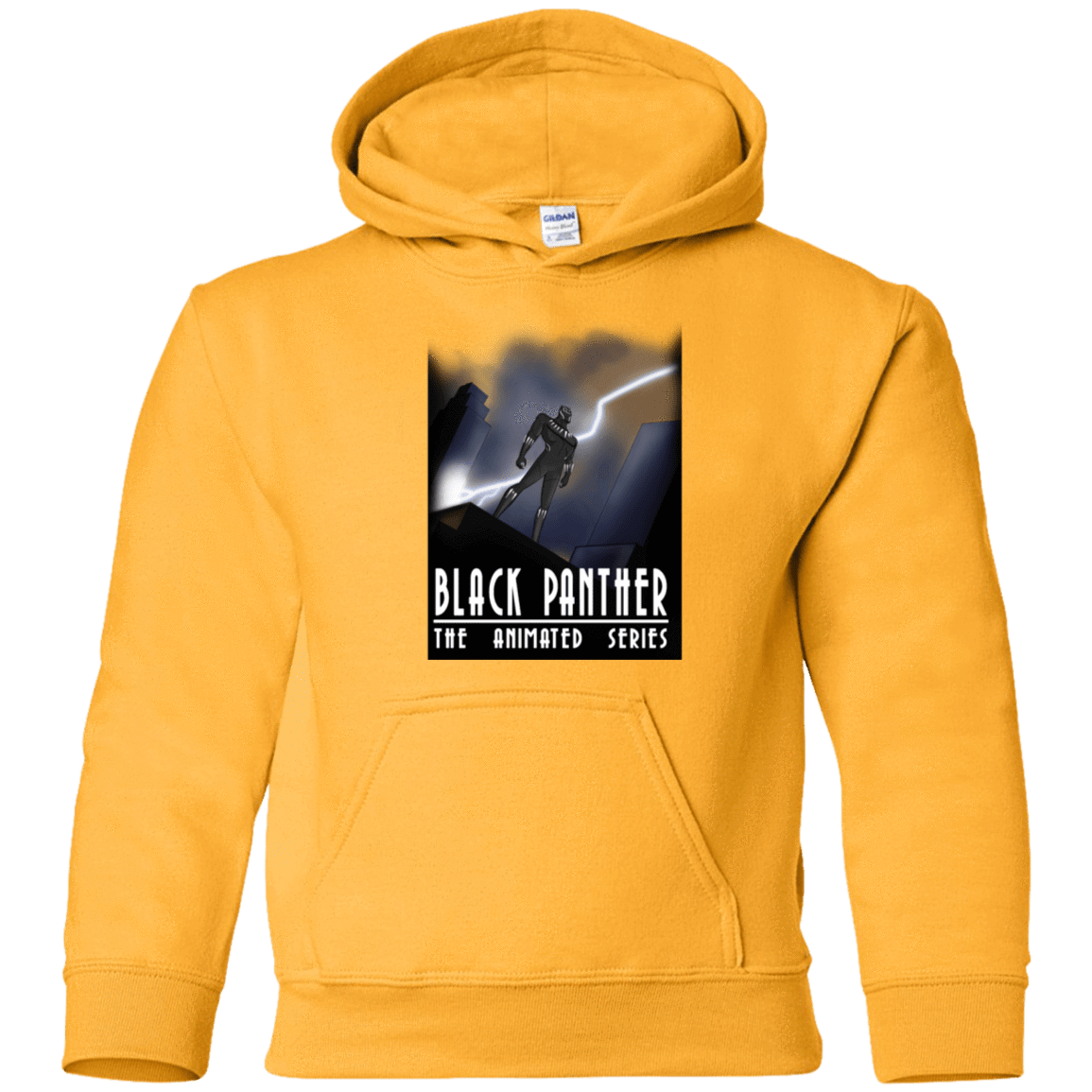 Sweatshirts Gold / YS Black Panther The Animated Series Youth Hoodie