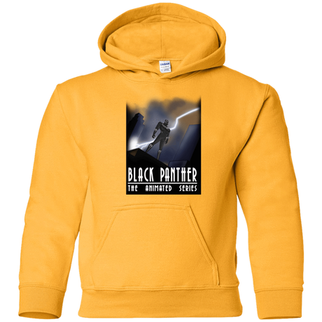 Sweatshirts Gold / YS Black Panther The Animated Series Youth Hoodie