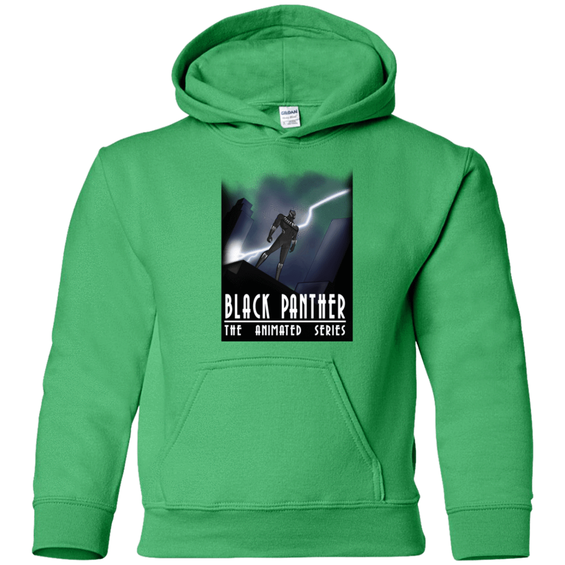 Sweatshirts Irish Green / YS Black Panther The Animated Series Youth Hoodie