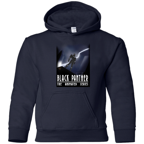 Sweatshirts Navy / YS Black Panther The Animated Series Youth Hoodie