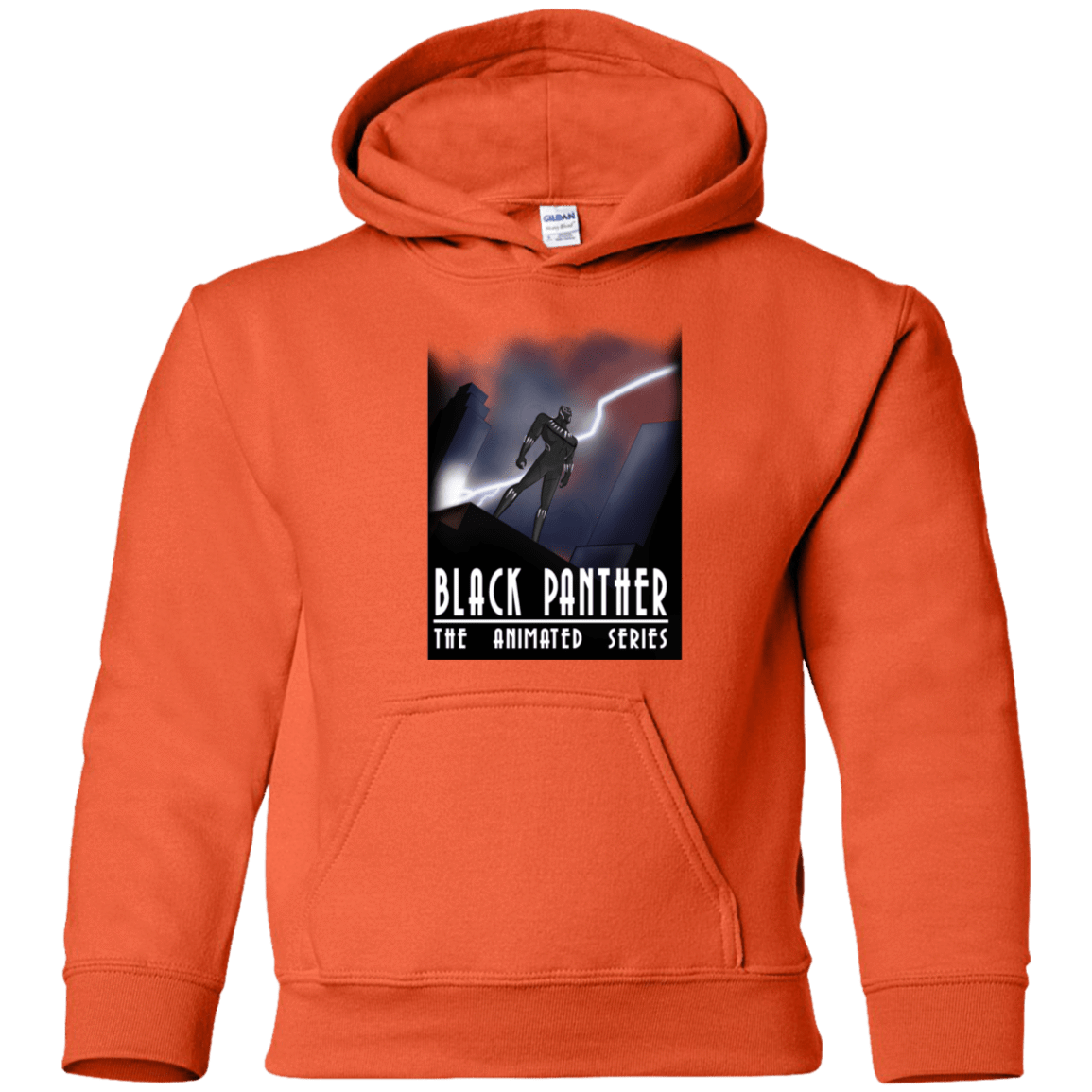 Sweatshirts Orange / YS Black Panther The Animated Series Youth Hoodie