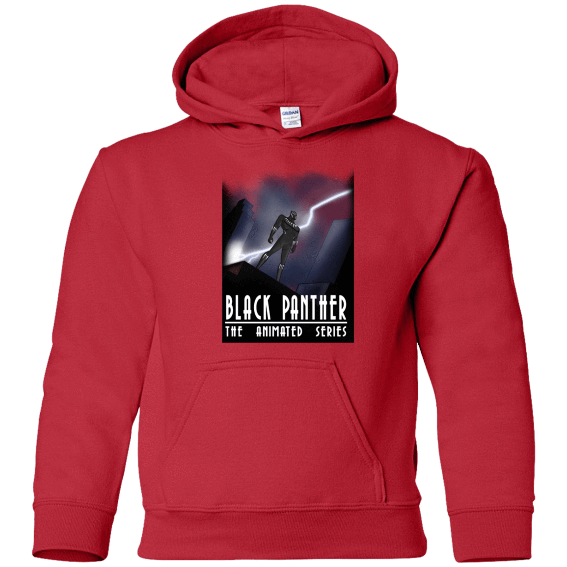 Sweatshirts Red / YS Black Panther The Animated Series Youth Hoodie