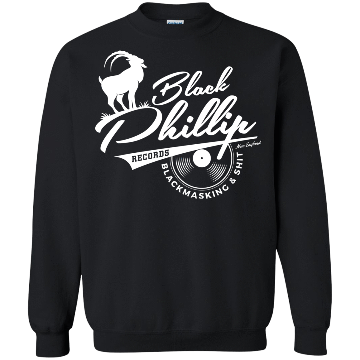 Sweatshirts Black / Small BLACK PHILLIP RECORDS Crewneck Sweatshirt