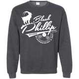 Sweatshirts Dark Heather / Small BLACK PHILLIP RECORDS Crewneck Sweatshirt