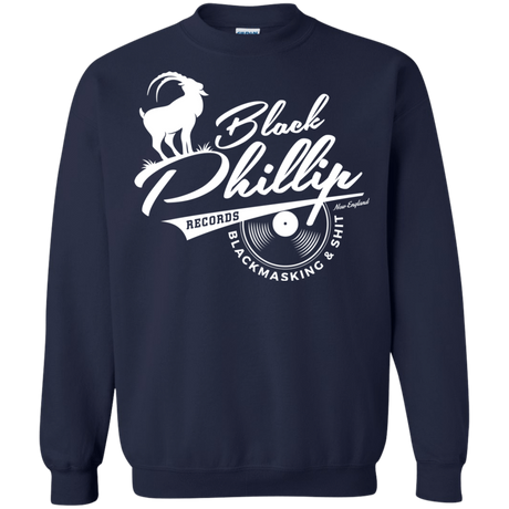 Sweatshirts Navy / Small BLACK PHILLIP RECORDS Crewneck Sweatshirt