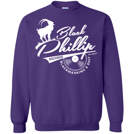 Sweatshirts Purple / Small BLACK PHILLIP RECORDS Crewneck Sweatshirt